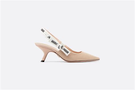 dior slingback heels nude|Women's Designer Heels & Pumps .